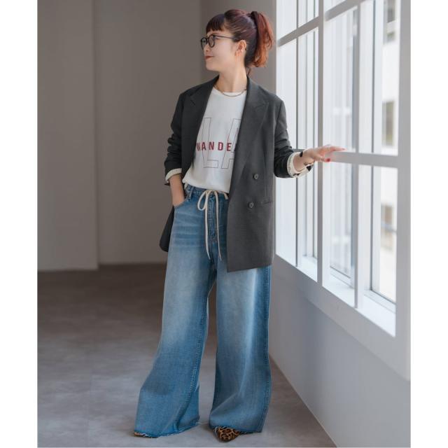 スピック＆スパン（Spick and Span）/ウールブレンドダブルブレスト