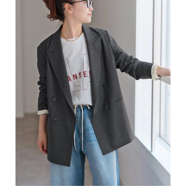 スピック＆スパン（Spick and Span）/ウールブレンドダブルブレスト