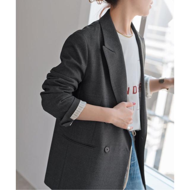 スピック＆スパン（Spick and Span）/ウールブレンドダブルブレスト