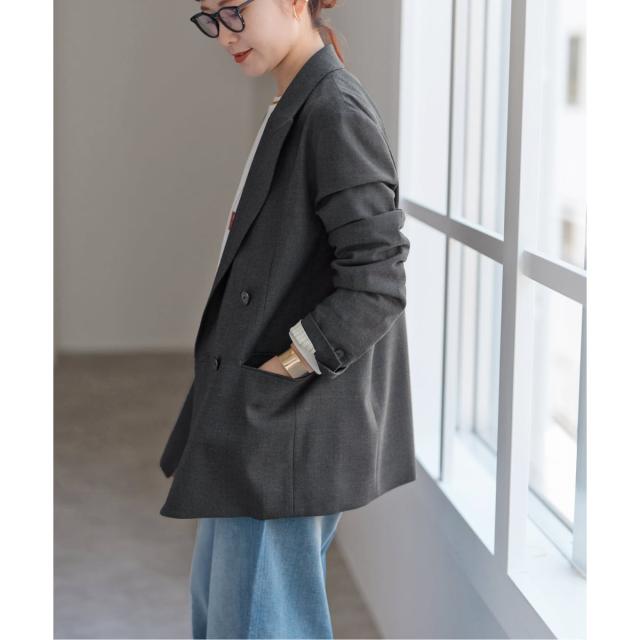 スピック＆スパン（Spick and Span）/ウールブレンドダブルブレスト