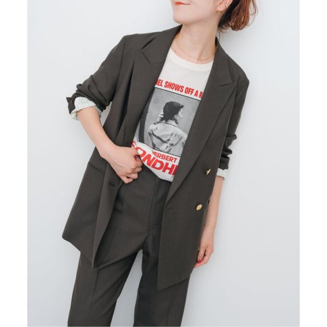 スピック＆スパン（Spick and Span）/ウールブレンドダブルブレスト