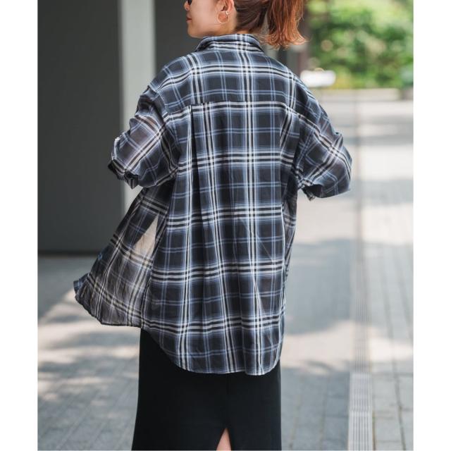 Spick & Span コットンボイルチェックシャツ WEB限定追加》コットンボイルチェックシャツ（シャツ／ブラウス