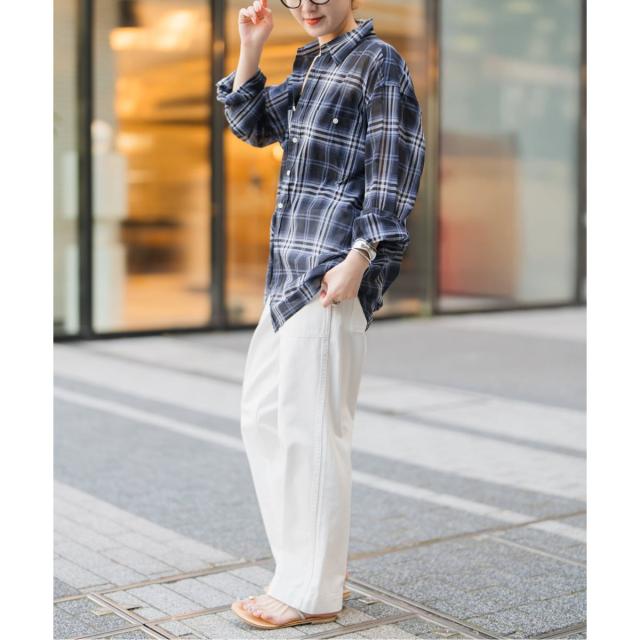 Spick & Span★コットンボイルチェックシャツ Spick & Span｜《WEB限定 / 追加》コットンボイルチェックシャツ