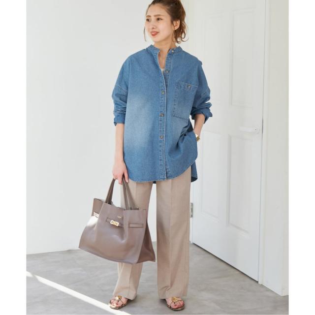 スピック＆スパン（Spick and Span）/《追加》VIOLAd’ORO イタリアンWフェイスレザートートバッグ L