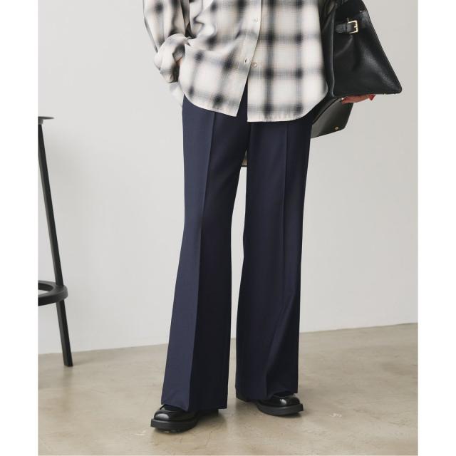 スピック＆スパン（Spick and Span）/《手洗い可》ウールブレンドフレアパンツ