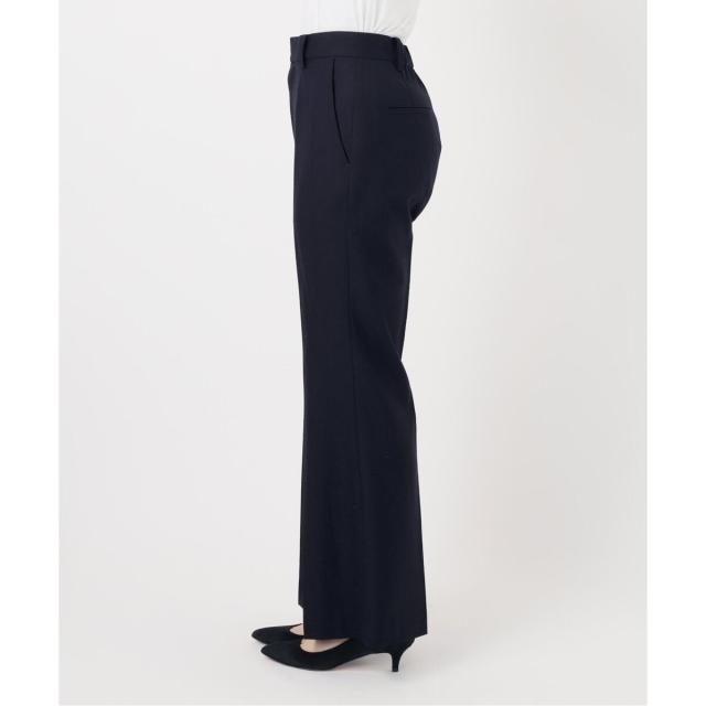 スピック＆スパン（Spick and Span）/《手洗い可》ウールブレンドフレアパンツ