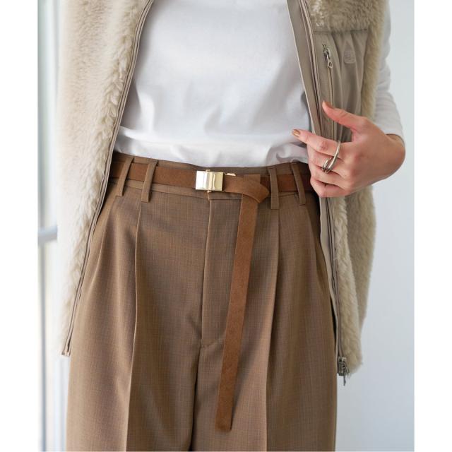 スピック＆スパン（Spick and Span）/LEFIJE / レフィエ スエードガチャベルト スピック＆スパン（Spick and Span）/LEFIJE / レフィエ スエード