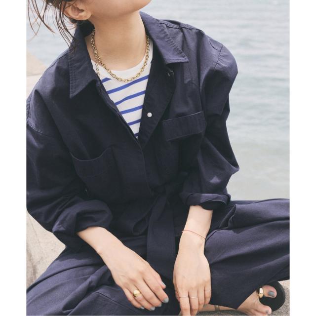 新品）Spick & Span ジャンプスーツ ネイビー 38サイズ