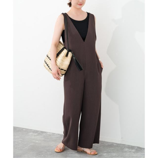 スピックアンドスパン　Spick &span サロペット セール】5 1/2 DUCK OVERALLS（サロペット/オーバーオール