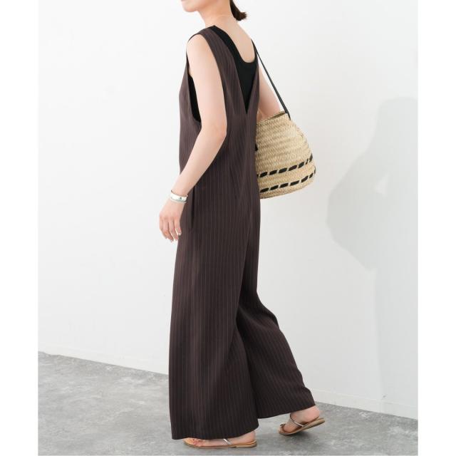 Spick&span ネイビーストライプサロペット　36 Spick&span ネイビーストライプサロペット 36