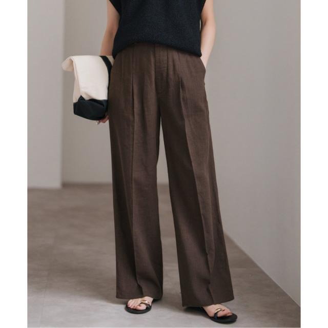 Spick&Span＊ハイブリッドラミー1タックパンツ ハイブリッドラミー1タックパンツ（その他パンツ）｜Spick and