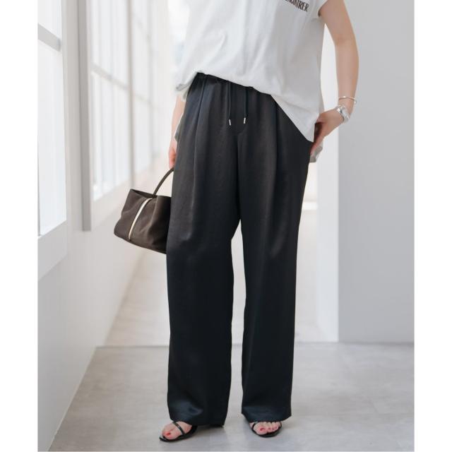 スピック＆スパン（Spick and Span）/《WEB限定 / 追加》ワッシャーサテンイージーパンツ