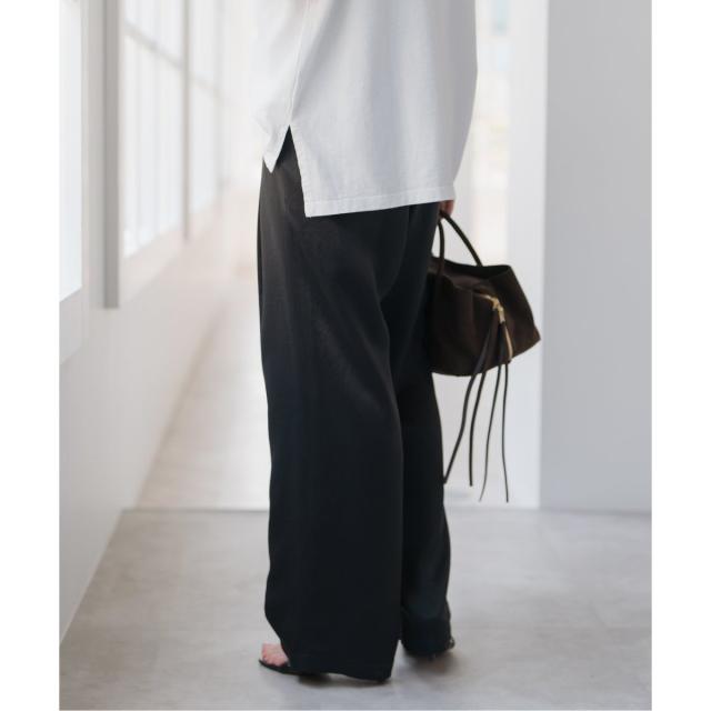 スピック＆スパン（Spick and Span）/《WEB限定 / 追加》ワッシャーサテンイージーパンツ