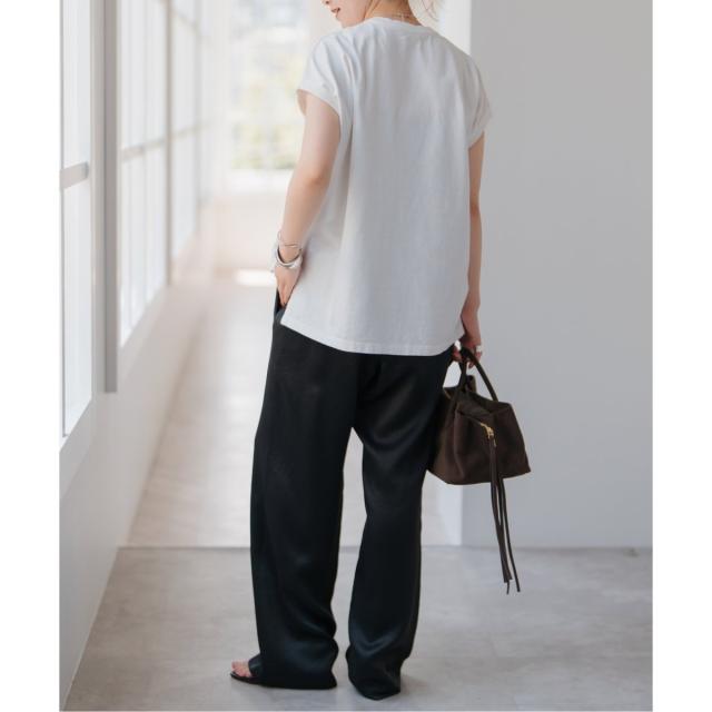 スピック＆スパン（Spick and Span）/《WEB限定 / 追加》ワッシャーサテンイージーパンツ