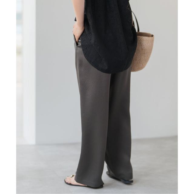 スピック＆スパン（Spick and Span）/《WEB限定 / 追加》ワッシャーサテンイージーパンツ