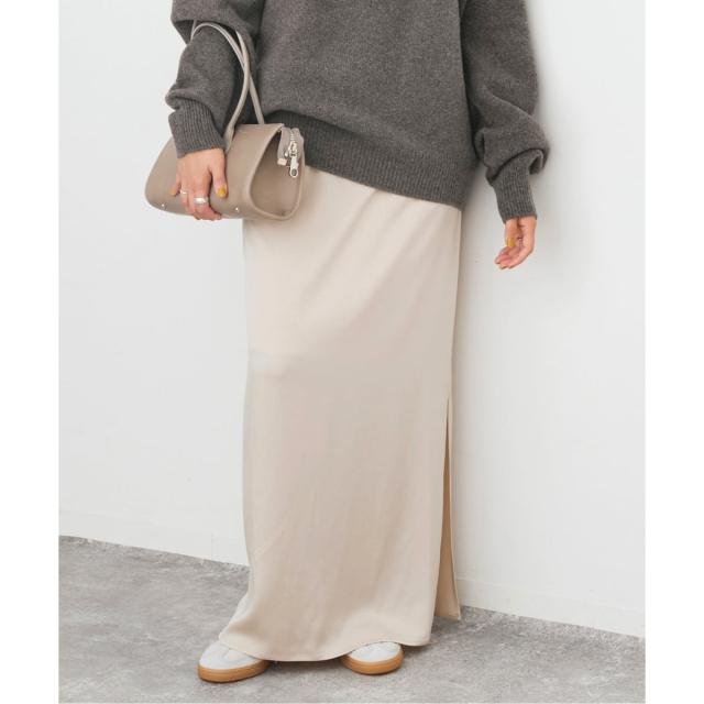 スピック＆スパン（Spick and Span）/《追加》サテンイージースカート