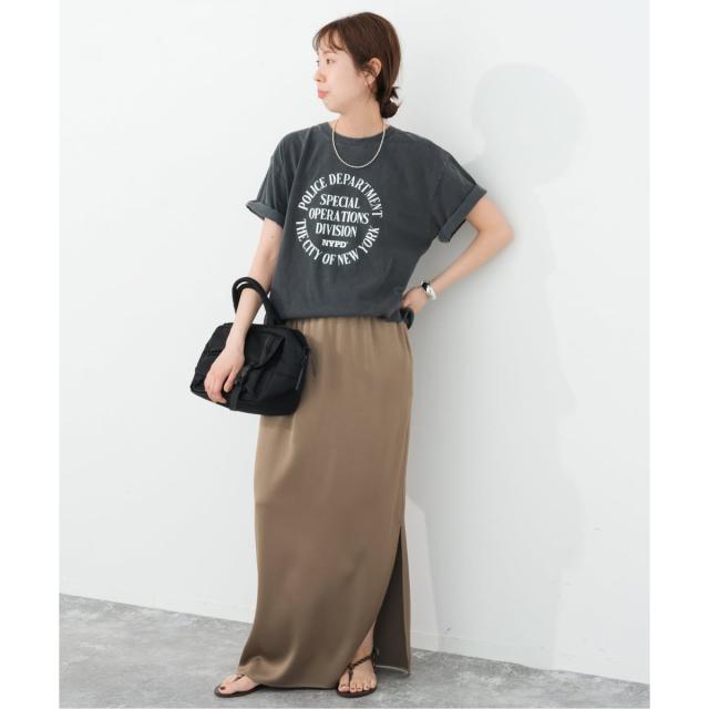 スピック＆スパン（Spick and Span）/《追加》サテンイージースカート