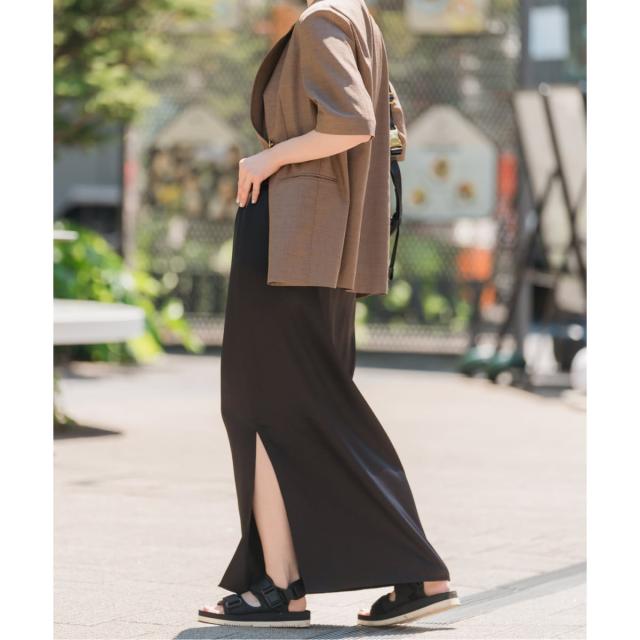 スピック＆スパン（Spick and Span）/《追加》サテンイージースカート