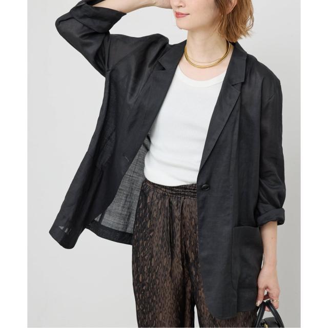Spick & Span】シアーコットンツイルルーズジャケット Spick & Span
