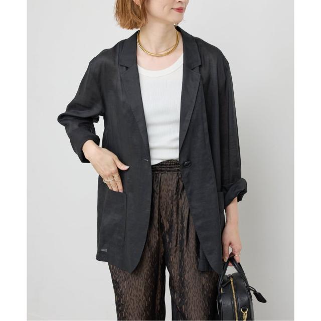 スピック＆スパン（Spick and Span）/《追加》ラミーミックスシアージャケット