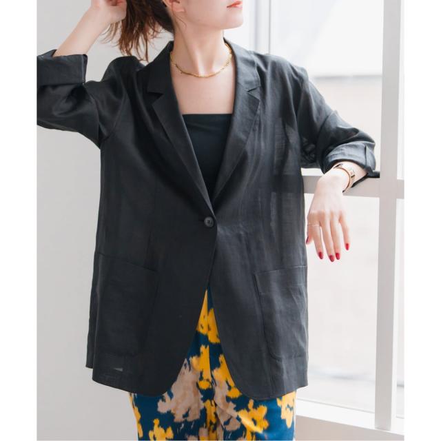 スピック＆スパン（Spick and Span）/《追加》ラミーミックスシアージャケット