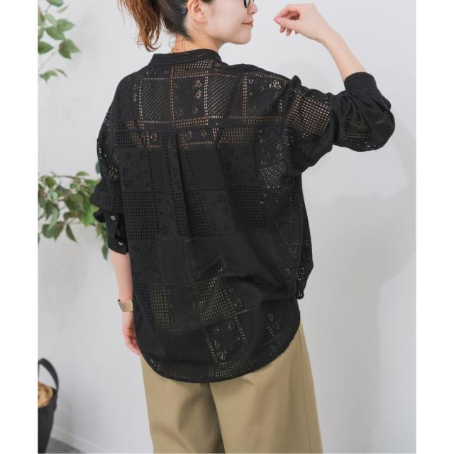 スピック＆スパン（Spick and Span）/《追加3》PEレースシャツ