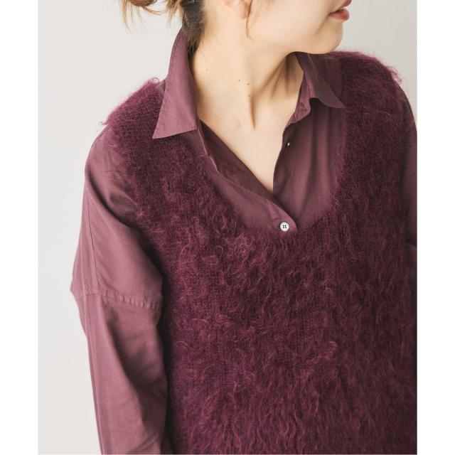 スピック＆スパン（Spick and Span）/モヘヤ混ファーニットベスト