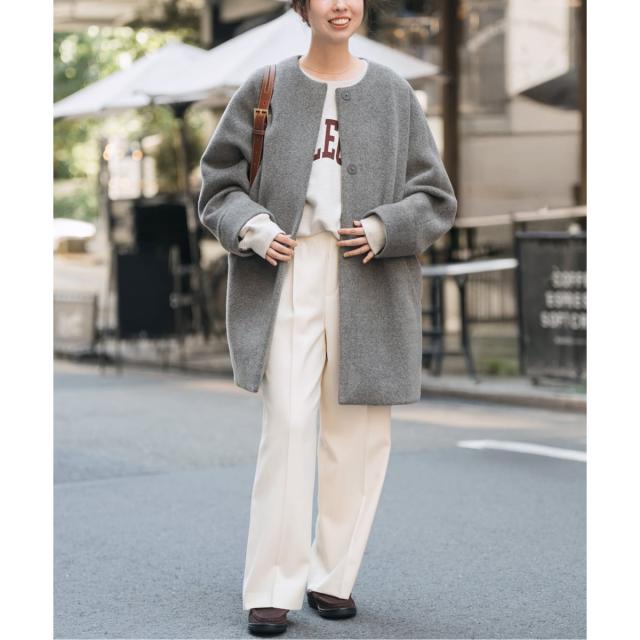 430×ANIECA ストライプビッグシャツ pink