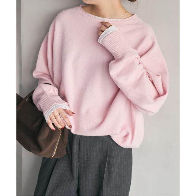 スピック＆スパン（Spick and Span）/《追加》CHESSルーズボートネックプルオーバー