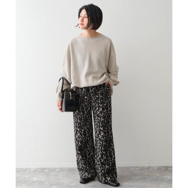 スピック＆スパン（Spick and Span）/《追加》CHESSルーズボートネックプルオーバー