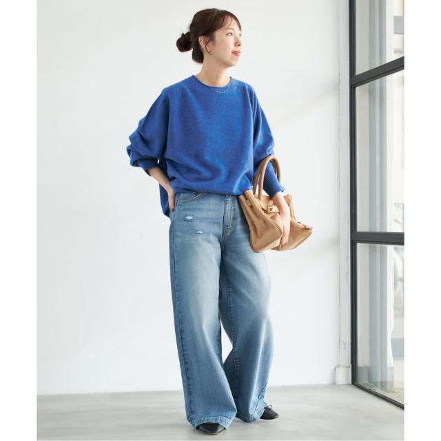 スピック＆スパン（Spick and Span）/《追加》CHESSルーズボートネックプルオーバー