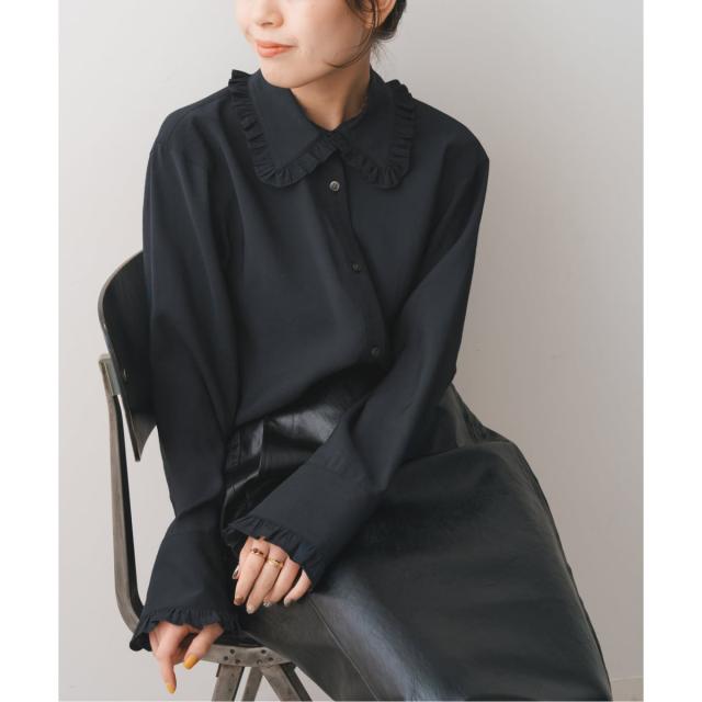 スピック＆スパン（Spick and Span）/《追加》フリルカラーブラウスの