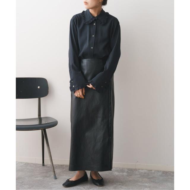 スピック＆スパン（Spick and Span）/《追加》フリルカラーブラウスの