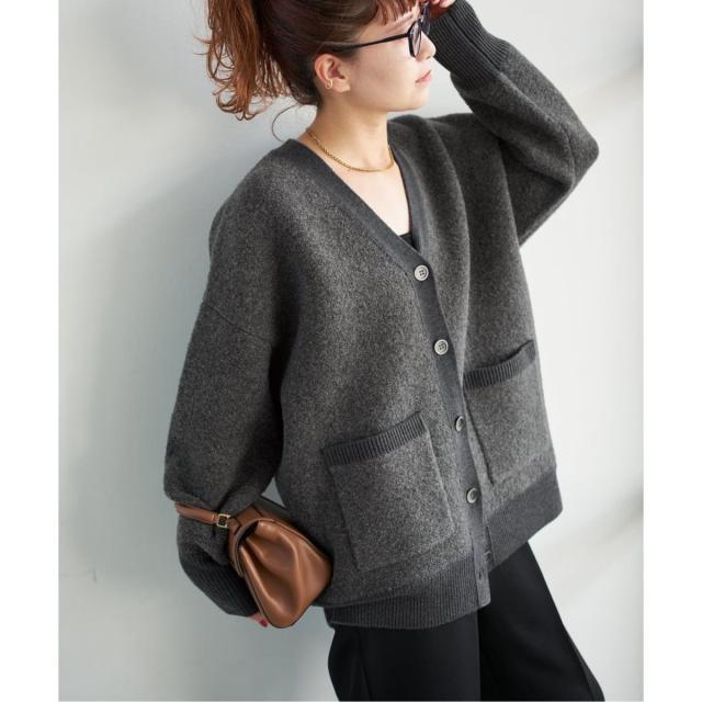 スピック＆スパン（Spick and Span）/《追加》ブークレダブルフェイスカーディガン