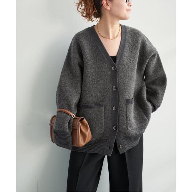 スピック＆スパン（Spick and Span）/《追加》ブークレダブルフェイスカーディガン