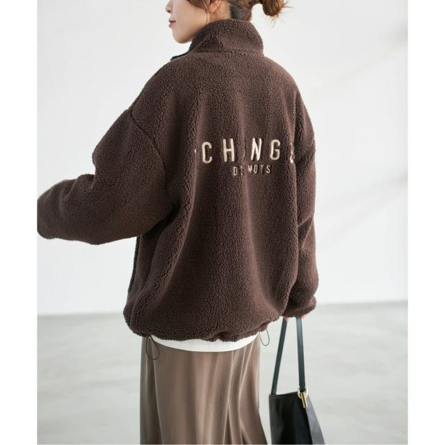 スピック＆スパン（Spick and Span）/《WEB限定カラー有り》リバーシブルボアブルゾン