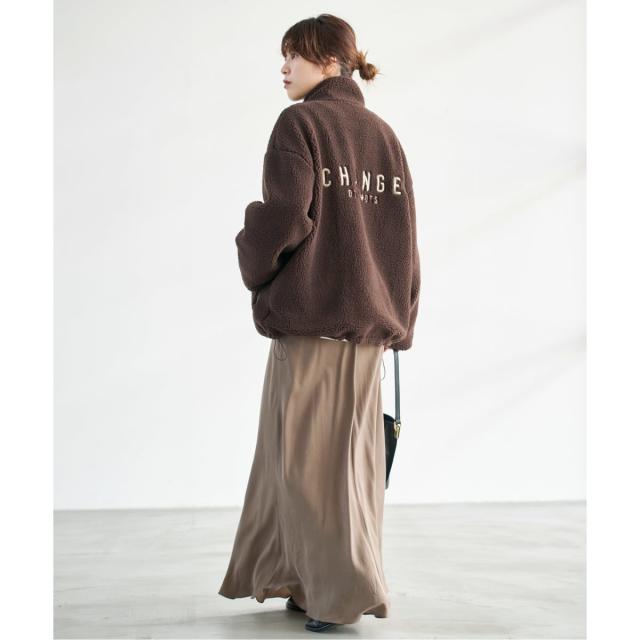 Spick and Spanリバーシブルボアブルゾン Spick & Span｜《WEB限定カラー有り》リバーシブルボアブルゾン