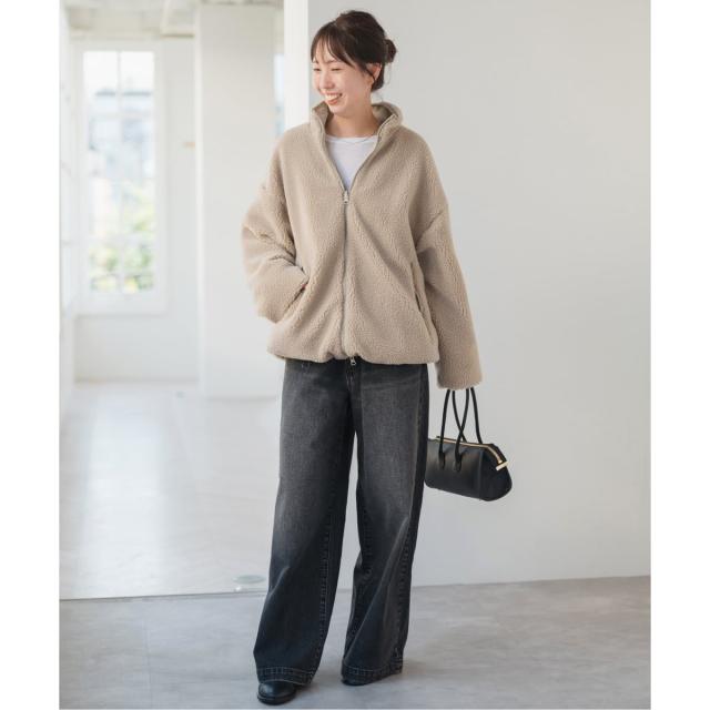 スピック＆スパン（Spick and Span）/《WEB限定カラー有り》リバーシブルボアブルゾン