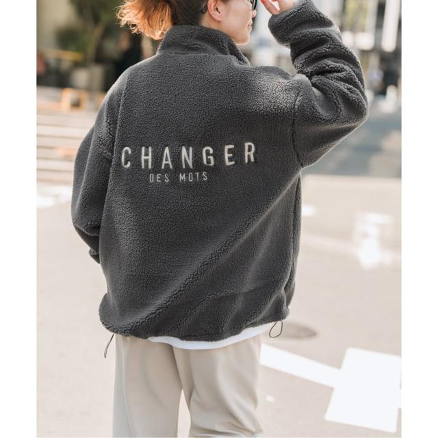 スピック＆スパン（Spick and Span）/《WEB限定カラー有り》リバーシブルボアブルゾン