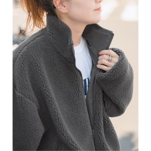 スピック＆スパン（Spick and Span）/《WEB限定カラー有り》リバーシブルボアブルゾン