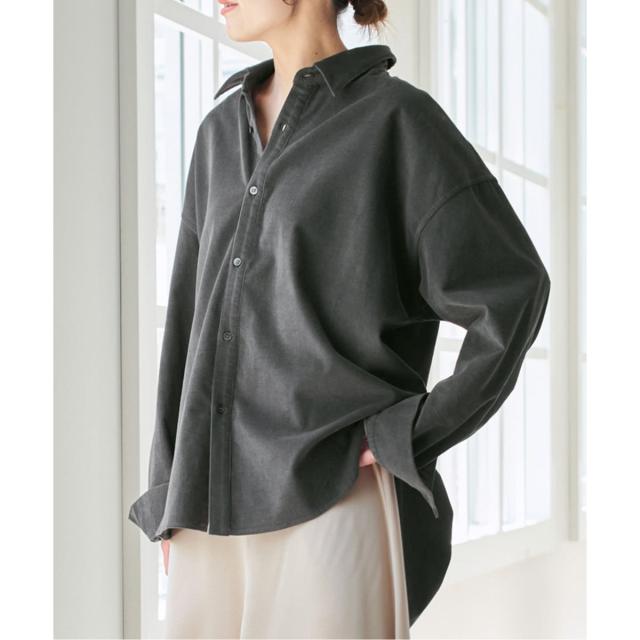 スピック＆スパン（Spick and Span）/《追加》コットンコーデュロイルーズシャツ