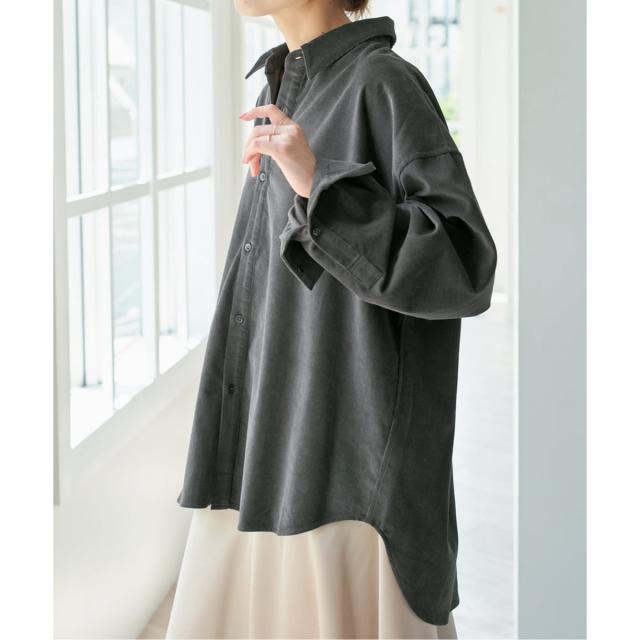 スピック＆スパン（Spick and Span）/《追加》コットンコーデュロイルーズシャツ