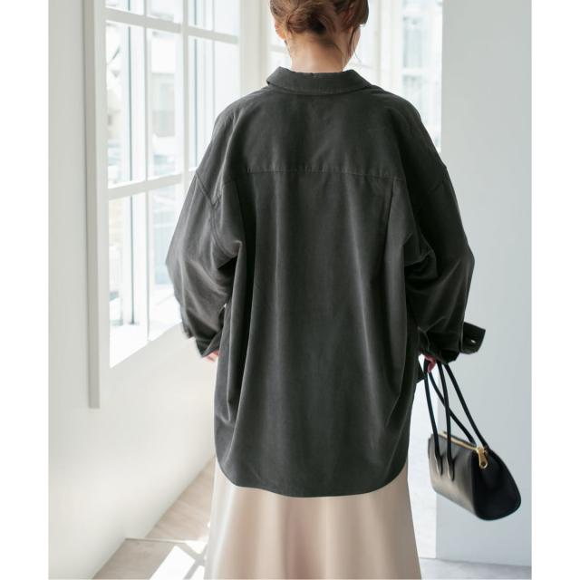 スピック＆スパン（Spick and Span）/《追加》コットンコーデュロイルーズシャツ