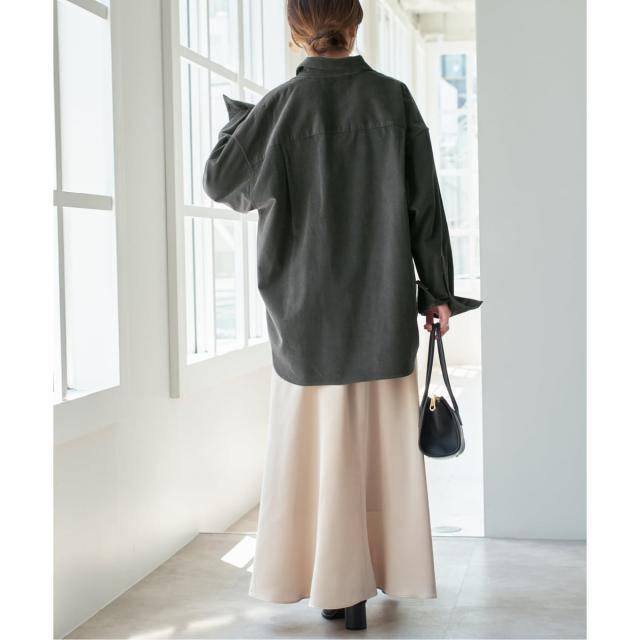 スピック＆スパン（Spick and Span）/《追加》コットンコーデュロイルーズシャツ