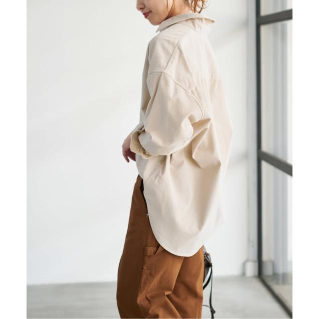 スピック＆スパン（Spick and Span）/《追加》コットンコーデュロイルーズシャツ