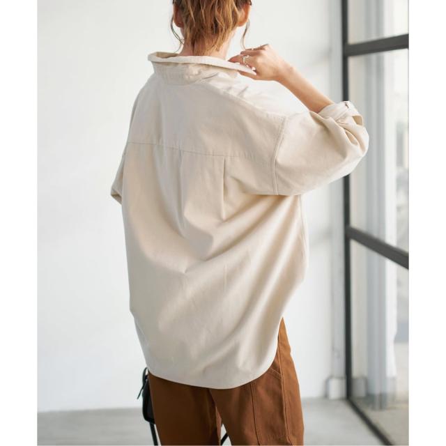 スピック＆スパン（Spick and Span）/《追加》コットンコーデュロイルーズシャツ