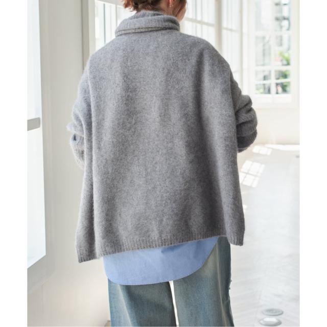 【美品】 スピックアンドスパン フォックスウール ロングリブタートルプルオーバー スピック＆スパン（Spick and Span）/《追加》フォックスウール