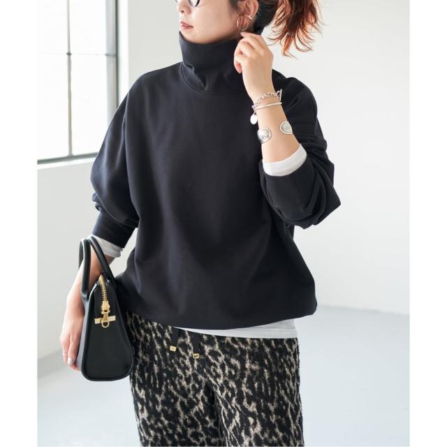 スピック＆スパン（Spick and Span）/《WEB限定 / 追加》裏毛ハイネックプルオーバー