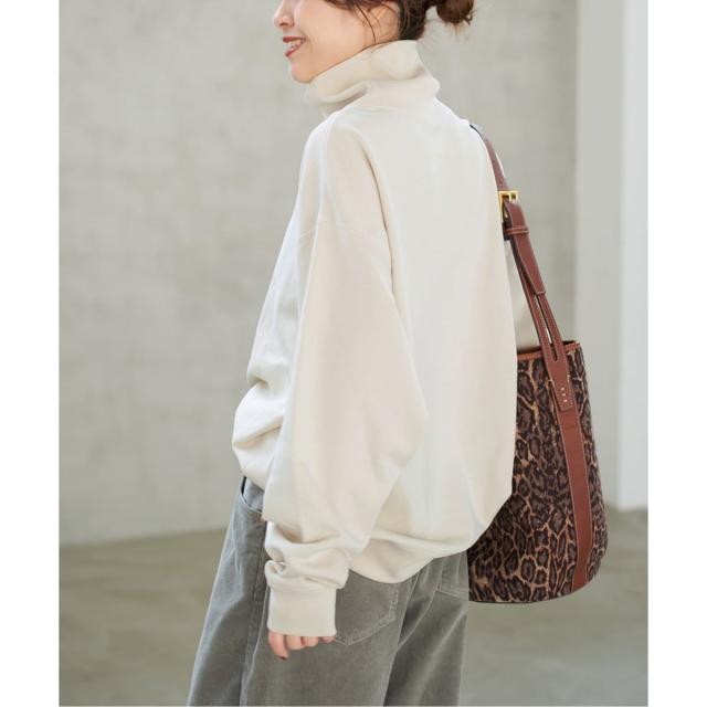 スピック＆スパン（Spick and Span）/《WEB限定 / 追加》裏毛ハイネックプルオーバー