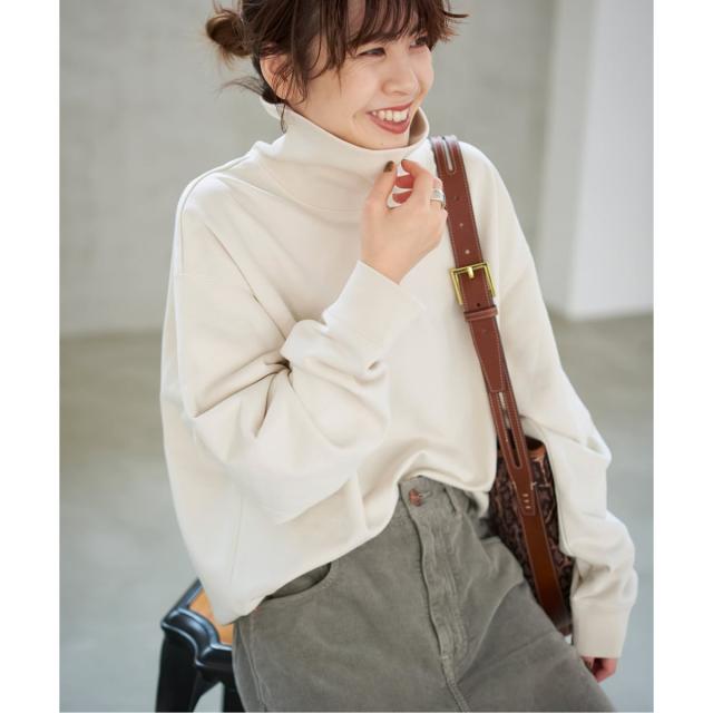 スピック＆スパン（Spick and Span）/《WEB限定 / 追加》裏毛ハイネックプルオーバー